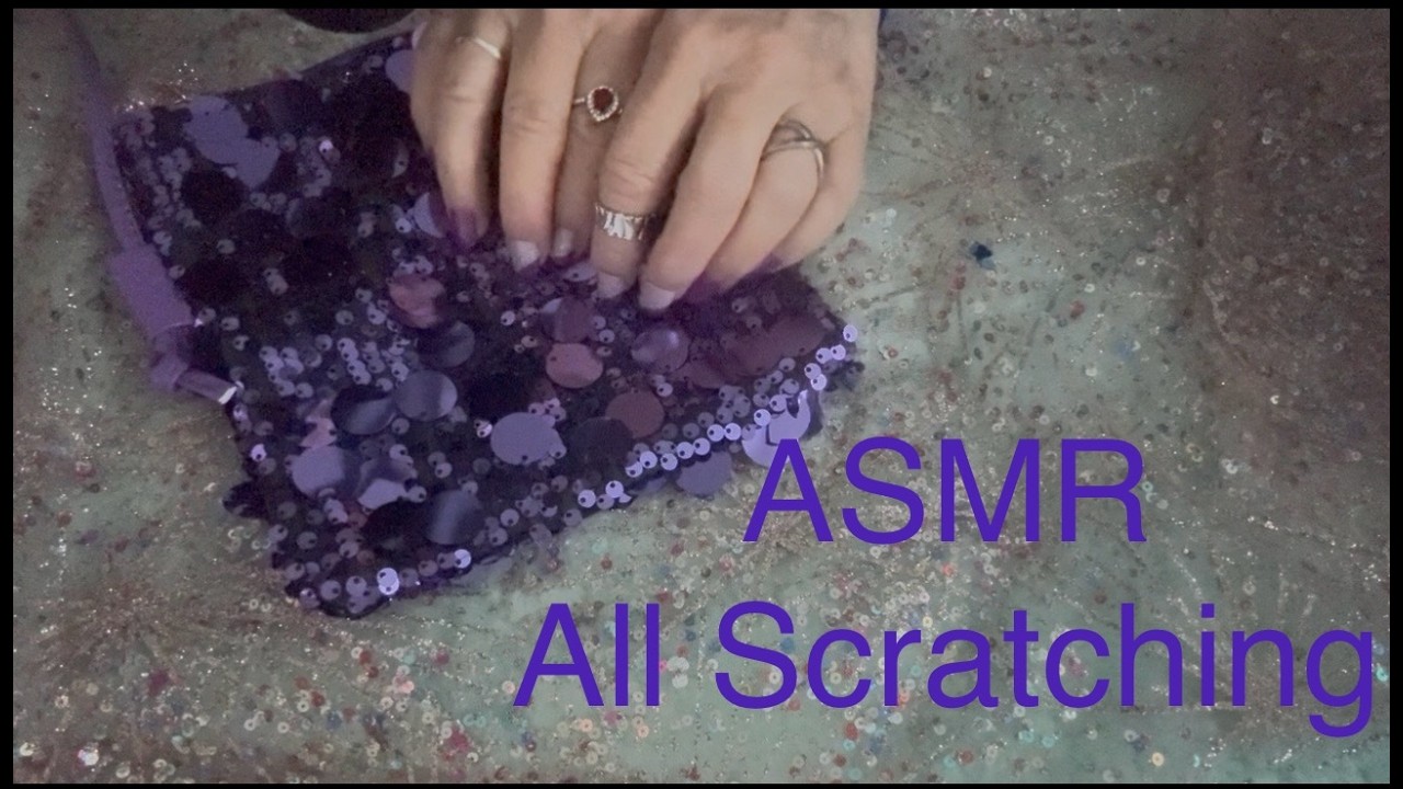 ASMR All Scratching Sounds for Sleep. No Talking. 🎧🎧