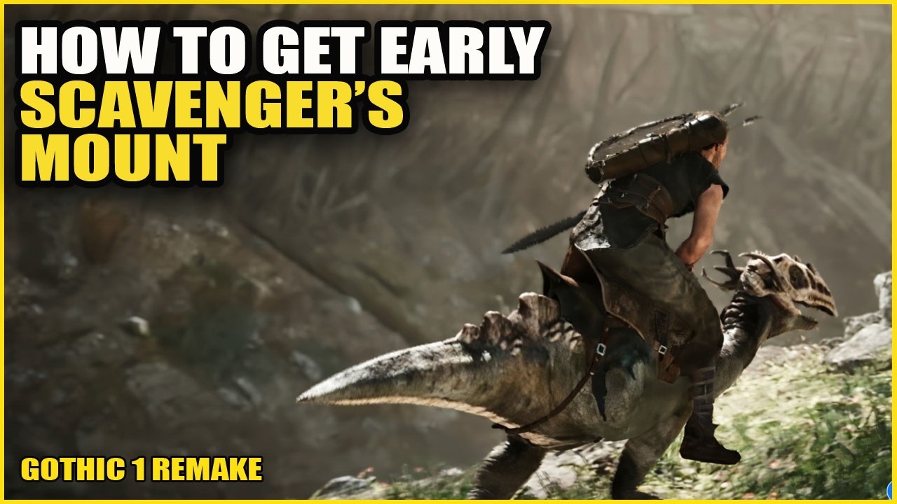 How to Get Scavenger's Mount EARLY in Gothic 1 Remake || Gothic 1 Remake Gameplay Tips and Tricks