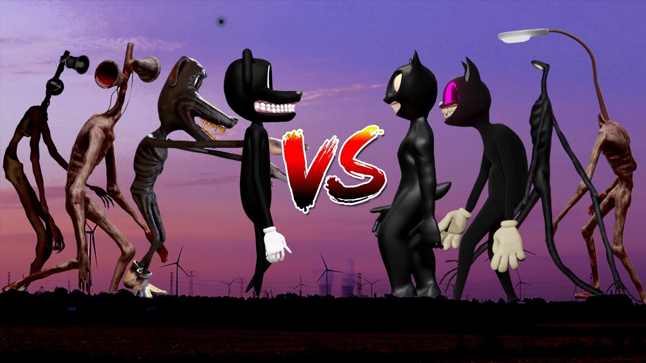 Light Head ARMY VS Cartoon Dog ARMY VS Cartoon Cat ARMY VS Siren Head ARMY