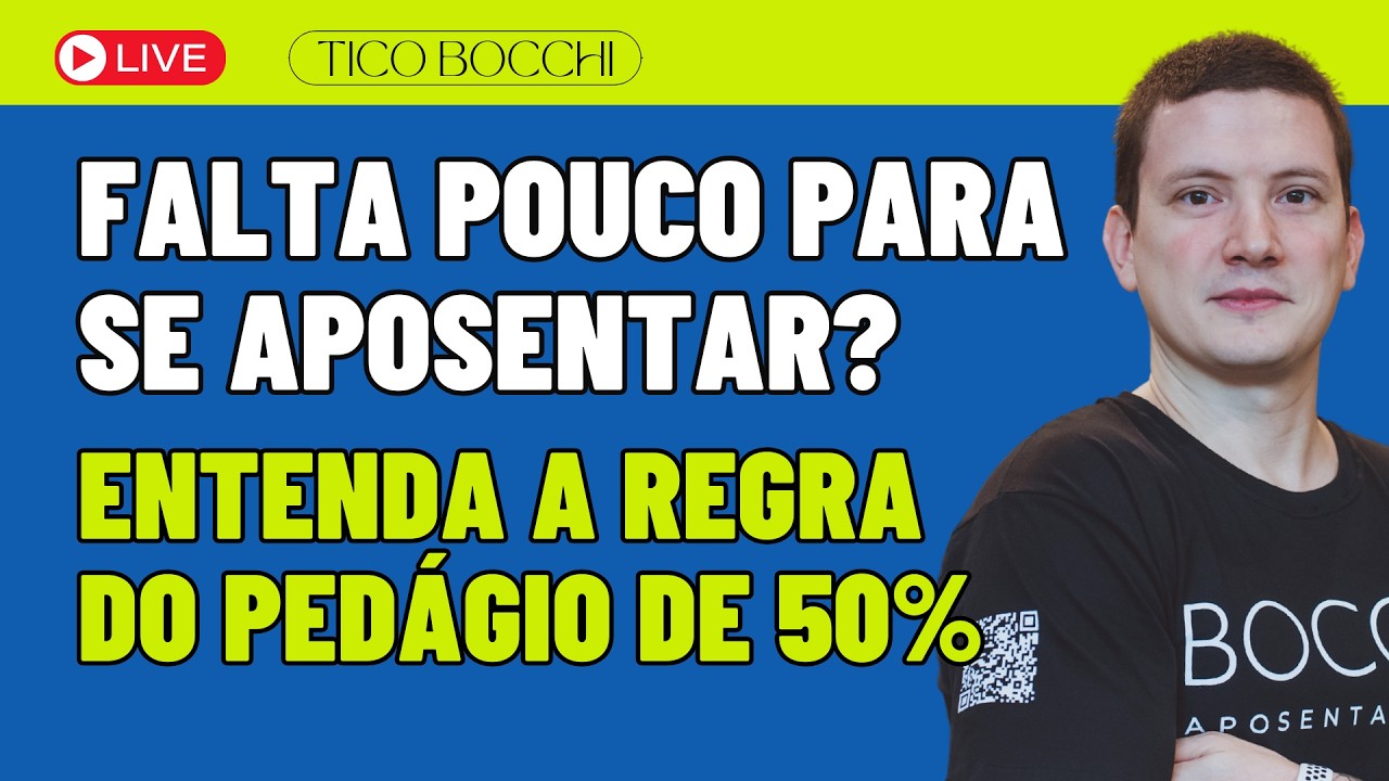 Entenda a regra do pedágio 50%