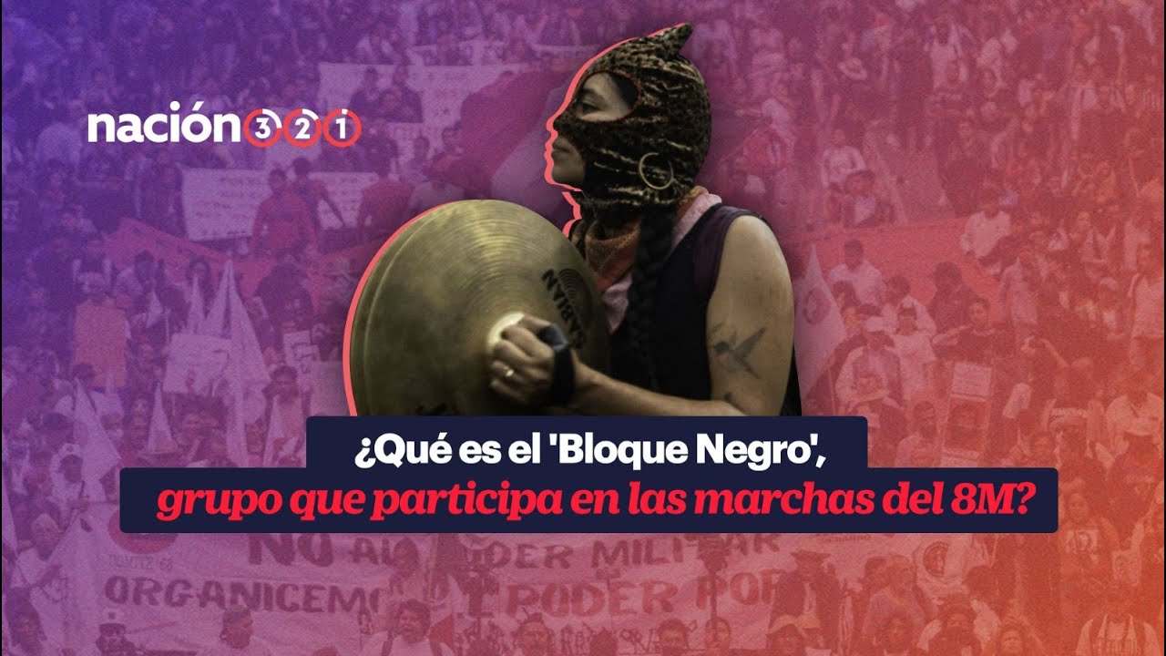 &iquest;Qu&eacute; es el 'Bloque Negro', grupo que participa en las marchas del 8M?
