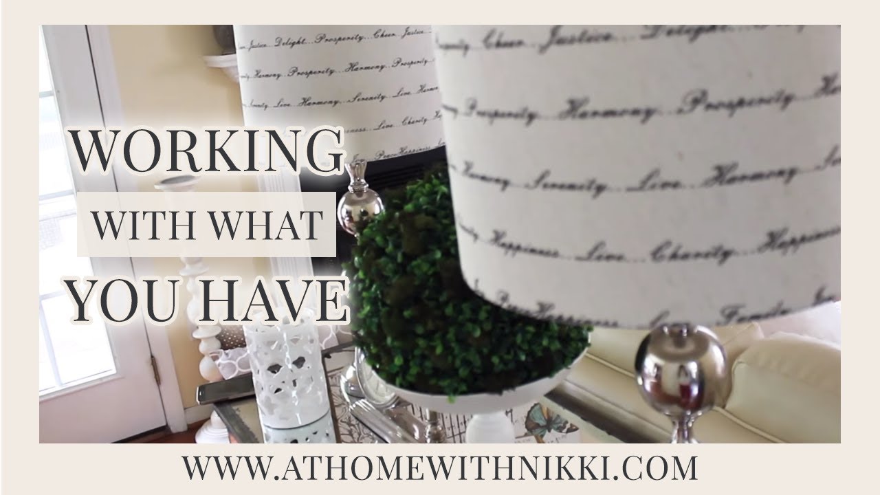 HOME QUICK TIPS: Working With What You Have