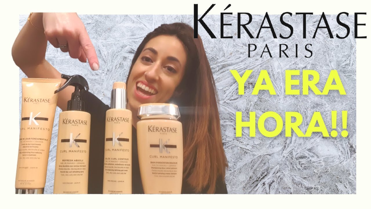 🔥 Kérastase CURL MANIFESTO 🔥 -Producto FINAL ⭐ BRUTAL para CABELLO RIZADO!!