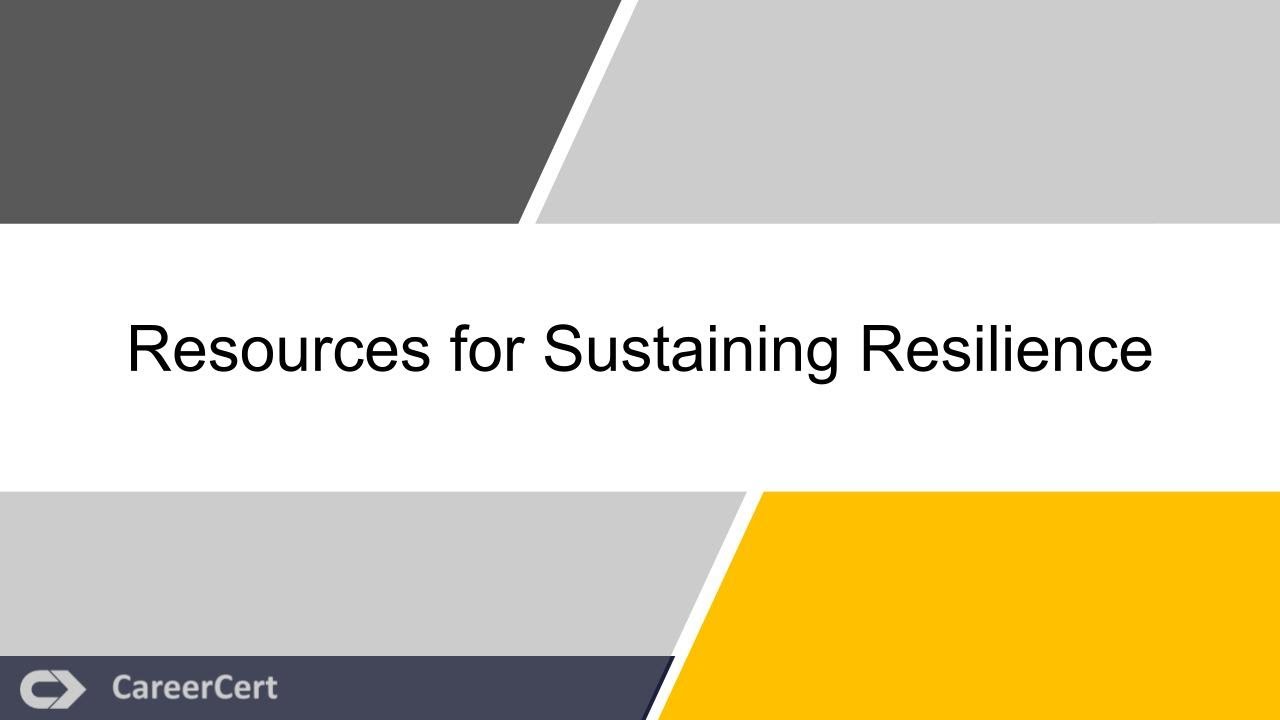 First Responder Resources to Help You Build & Sustain Resilience