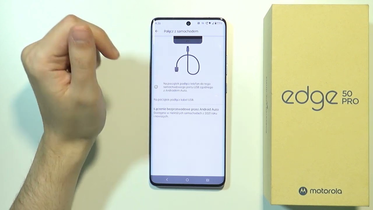 Motorola Edge 50 Pro: Jak ustawić Android Auto - Jak sparować telefon z samochodem