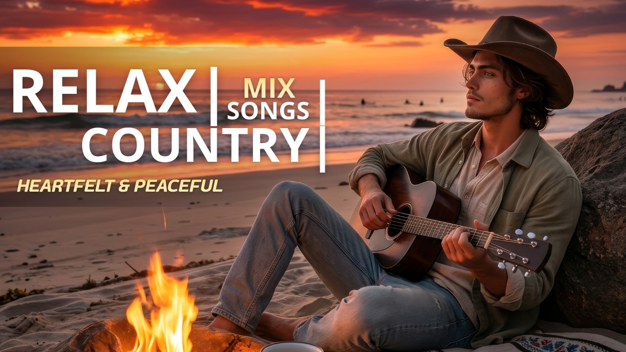 Play this when everything feels a bit too heavy ~ Acoustic Country Music ~ Twilight Garden Ambiance