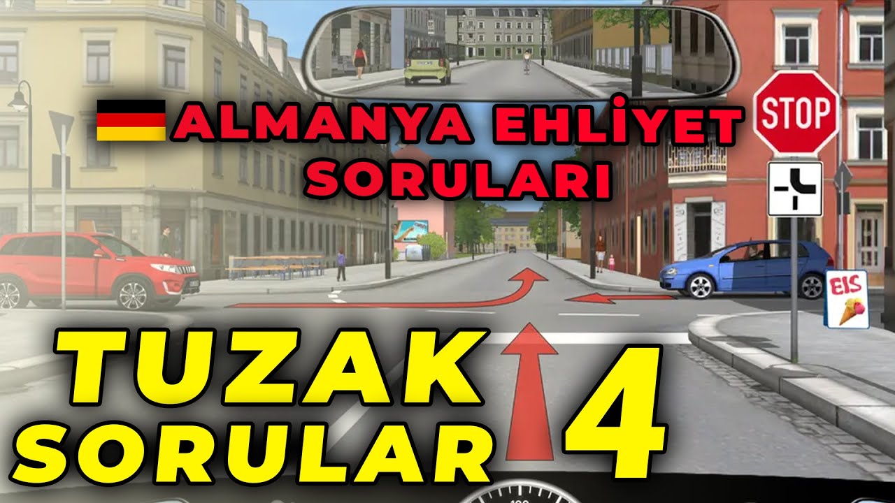 Tuzak Sorular 4 | Teori Sınavı Tavsiyeleri | Almanya Ehliyet Soruları Türkçe 2025