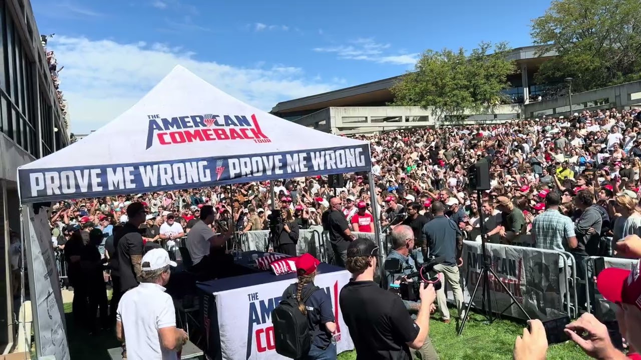 Travis Kelly video of Charlie Kirk