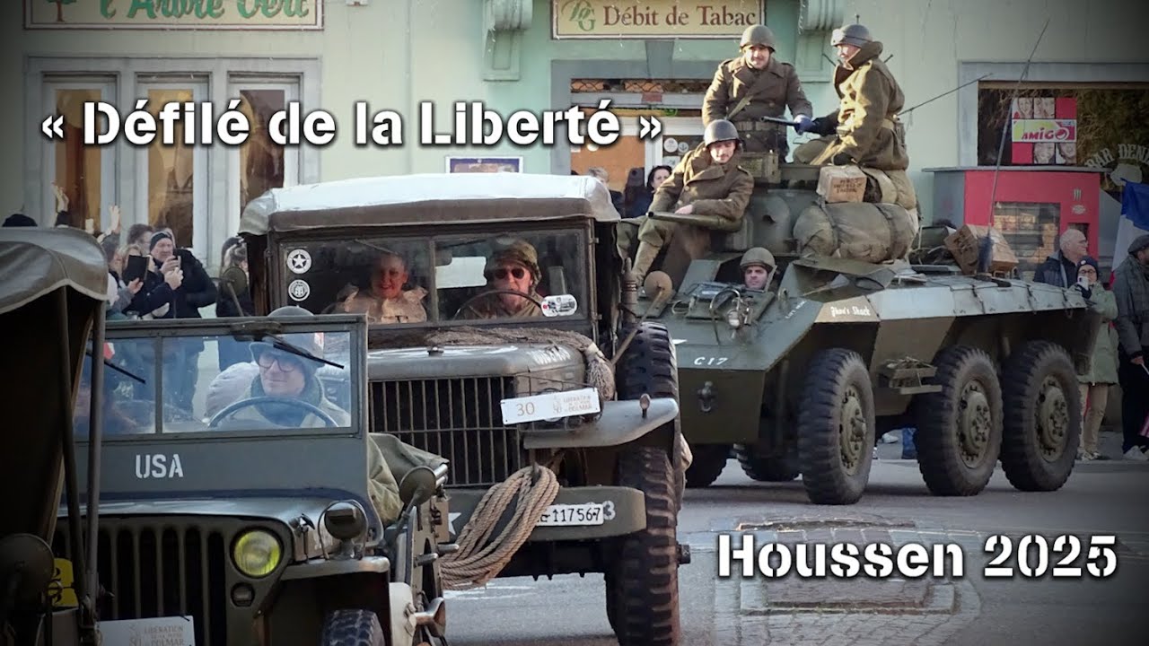 D&eacute;fil&eacute; de la Libert&eacute; - Houssen - 80 ans de la Lib&eacute;ration
