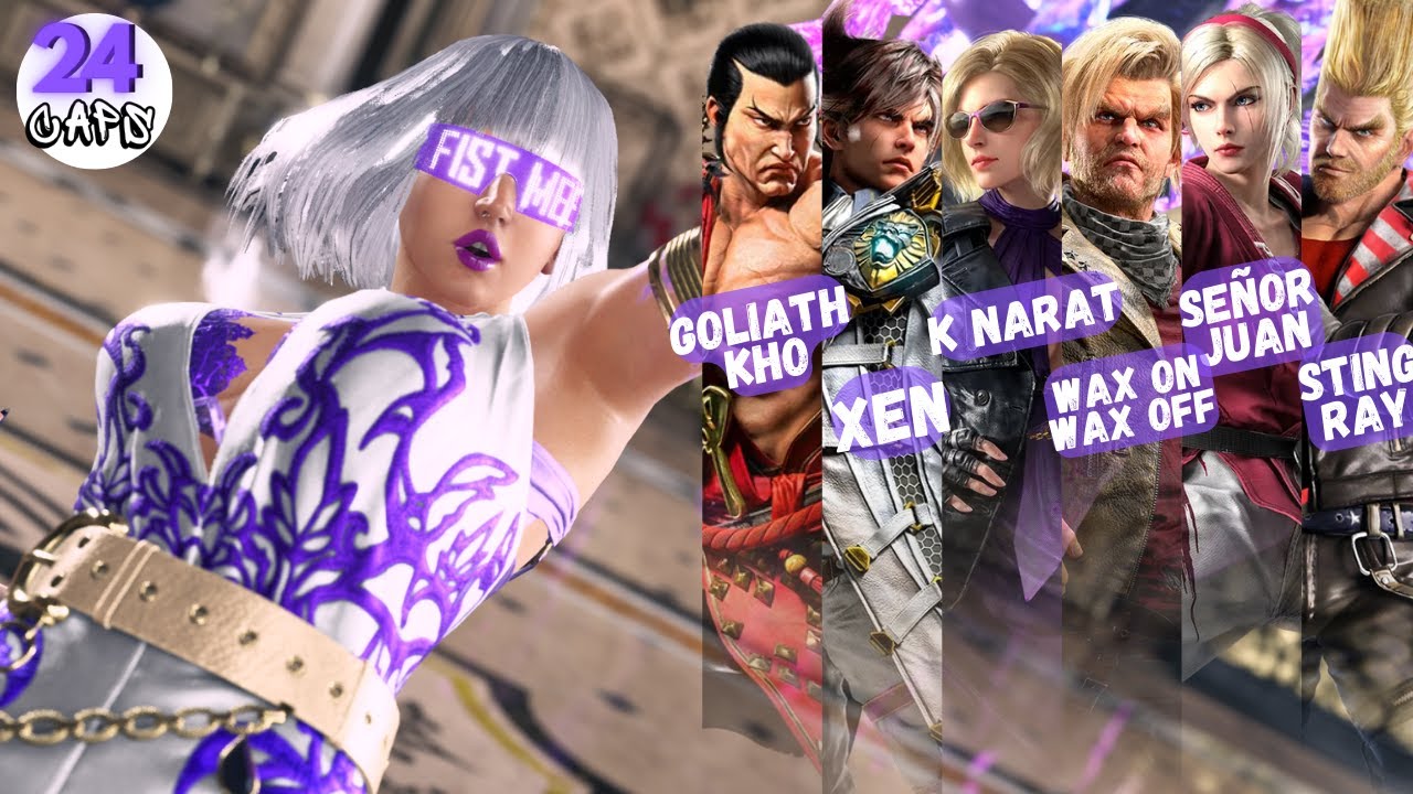 Grass Toucher (Zafina) vs 24c Teammates (Feng, Lars, Nina, Paul, Lidia) S1 Wave #1 - Tekken 8