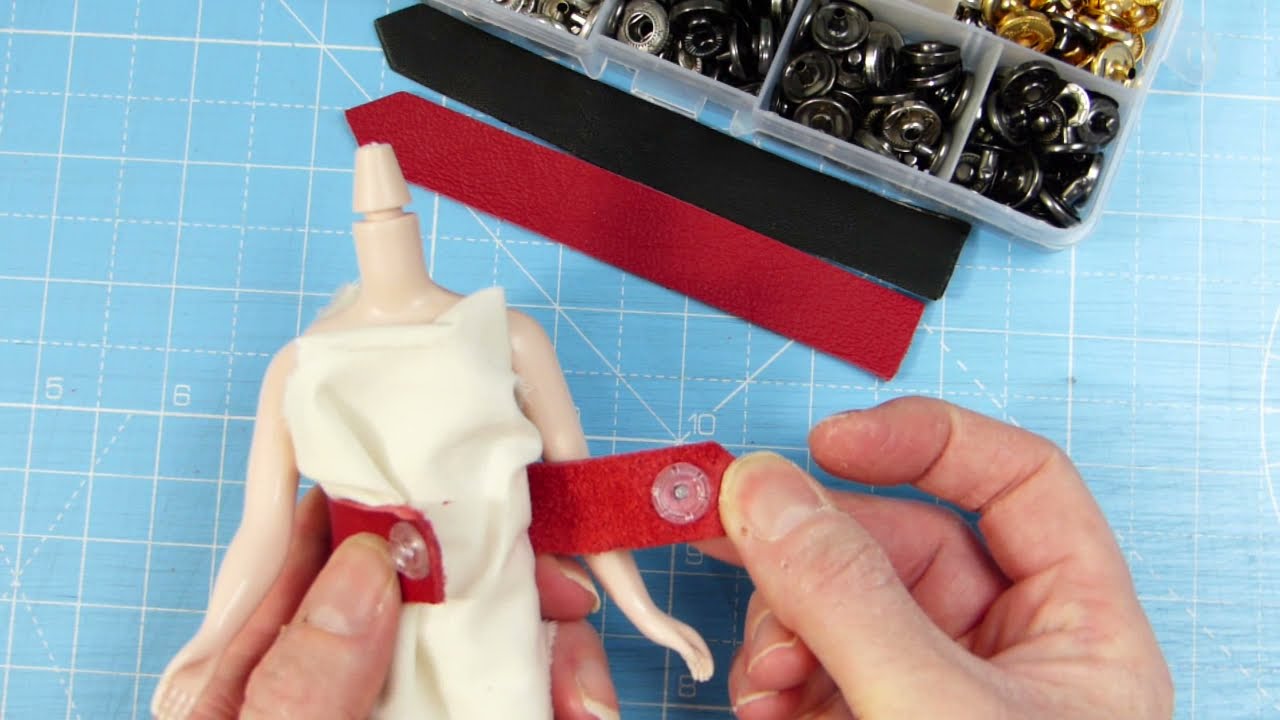 blythe doll accessories - how to make a doll belt
