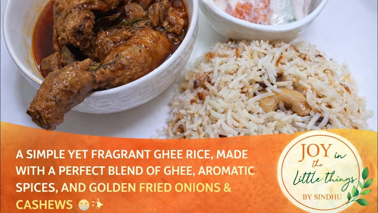 GHEE RICE 🍚✨| FESTIVE RICE DISH