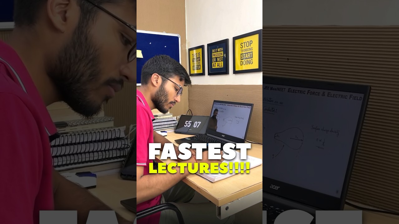 🤯FASTEST WAY to Watch Lectures!!!! ✅ #jee #motivation