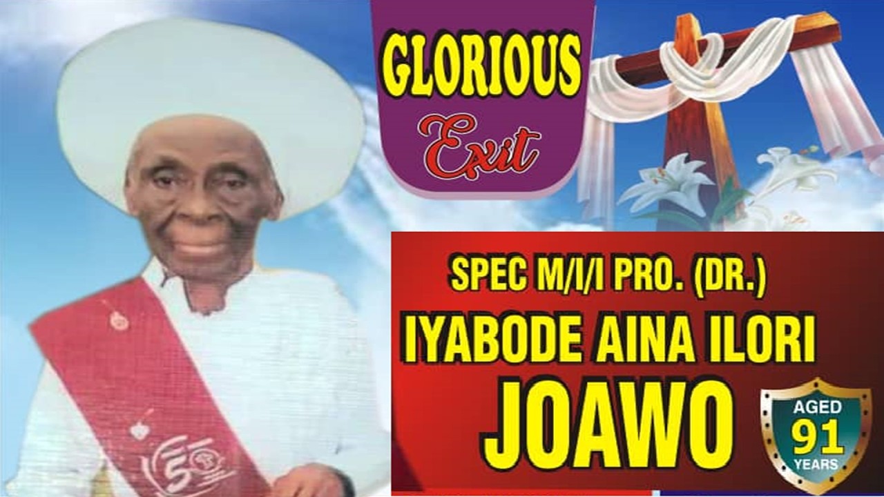 CHRISTIAN WAKE KEEP FOR SPEC M/I/I PRO. (DR.) IYABODE AINA ILORI JOAWO