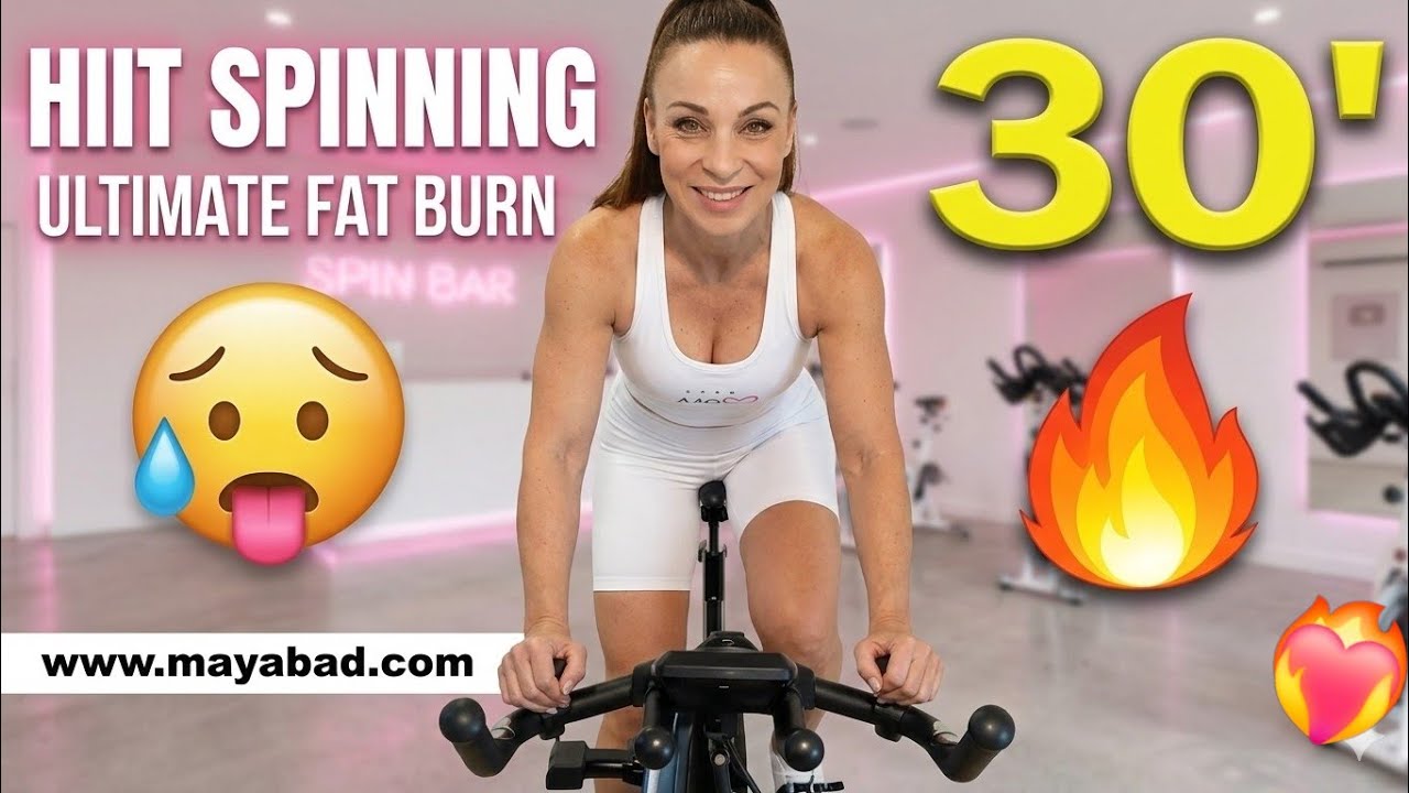 1260 SPINNING para QUEMAR GRASA Rápido🔥  Adelgazar en Casa  -  30 minutos