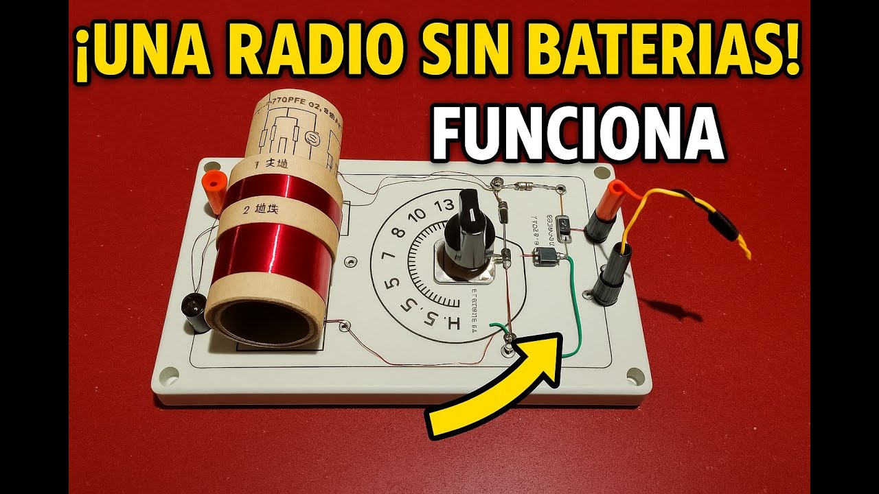 Constru&iacute; una Radio sin Pilas&hellip; &iexcl;Y Funciona!