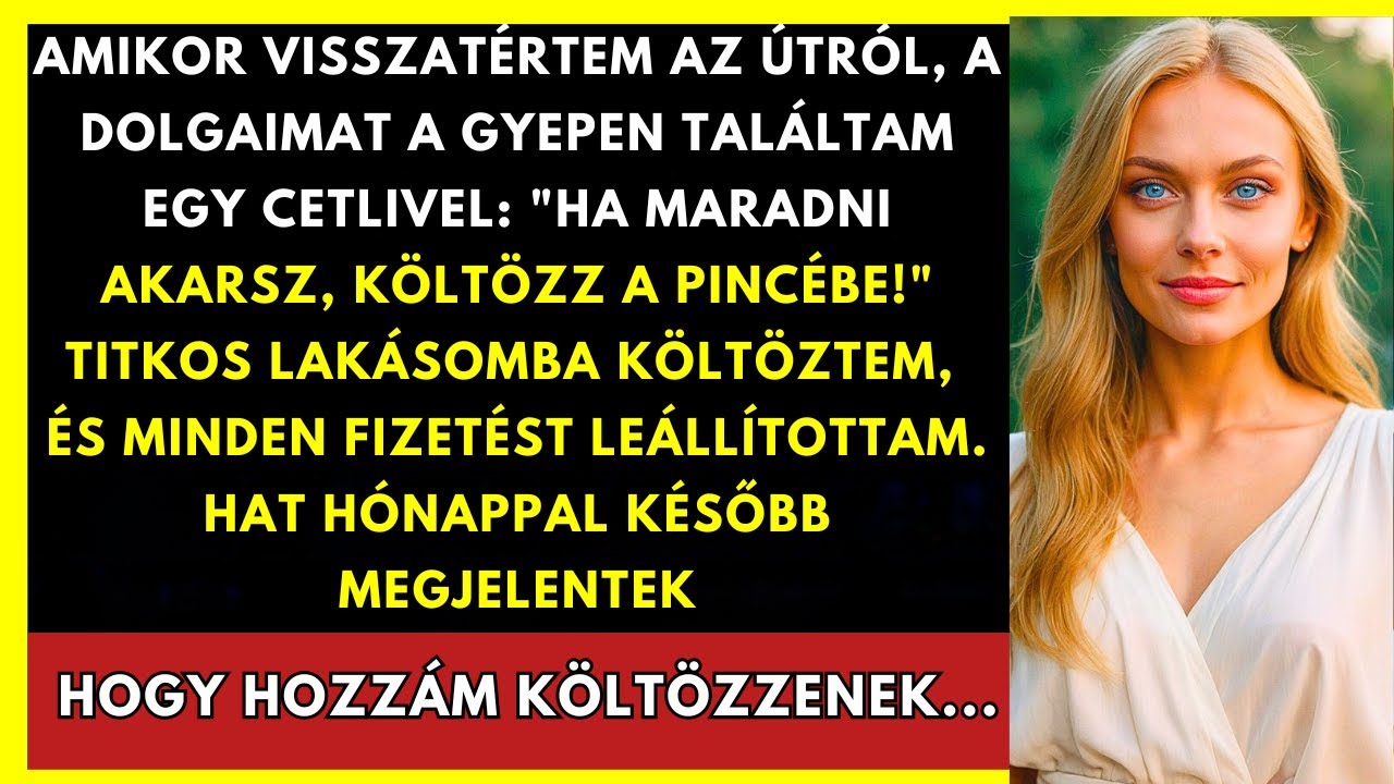 Hazatértem, És A Cuccaim A Gyepen Voltak — Beköltöztem A Titkos Házamba És Mindent Lemondtam...
