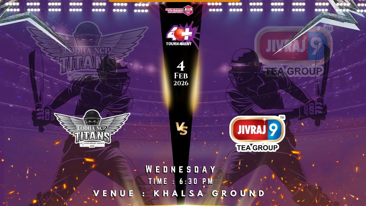 LODHA NCP TITANS VS JIVRAJ 9 | JFSC 40+ SEASON 5