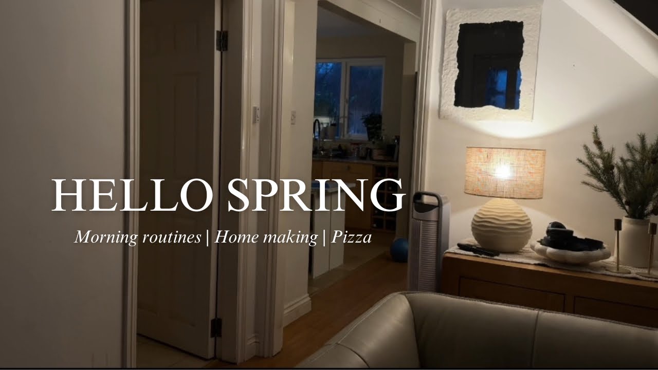  Spring Mornings| Morning routine | Living in UK | simple lifestyle|tea