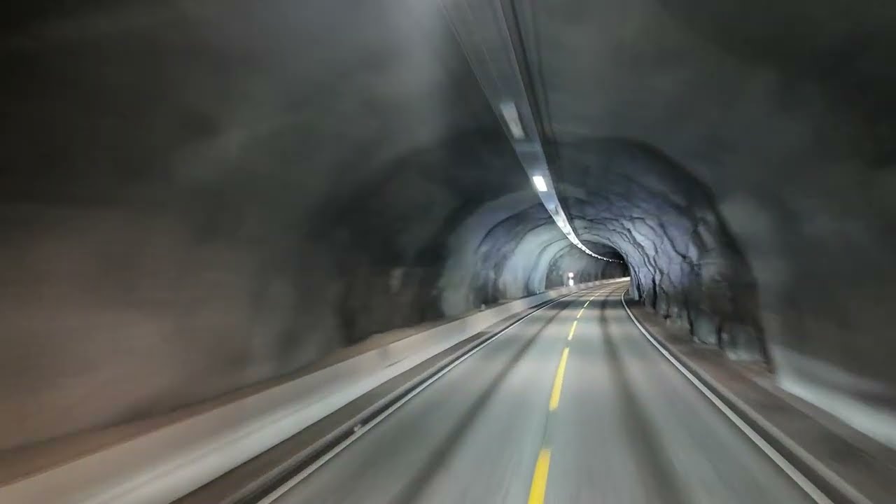 Wąskie i niskie tunele Norwegii - Fauske. Dojazd do Narviku, cz.2