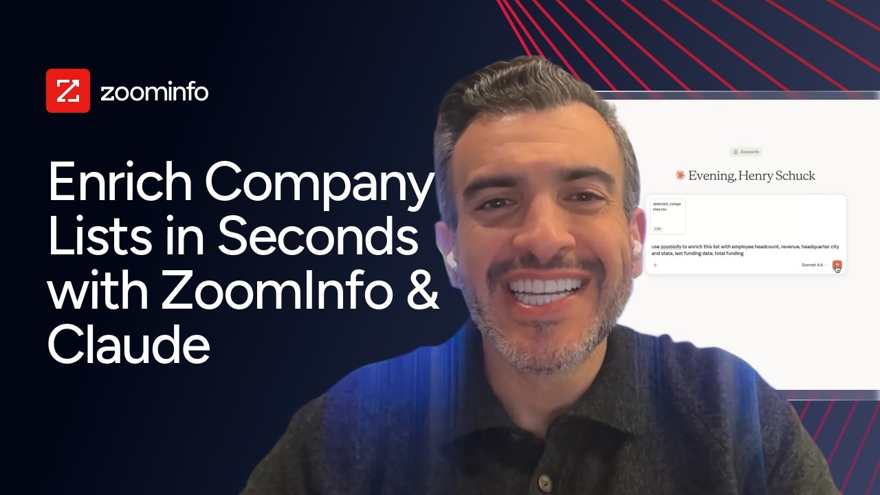 In Your Corner: Company Enrichment in Claude | ZoomInfo
