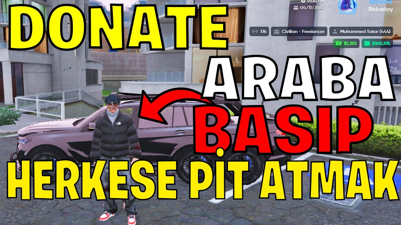 FİVEM HİLEYLE DONATE ARAÇ BASIP HERKESE PİT ATMAK (Fivem Hile Troll)
