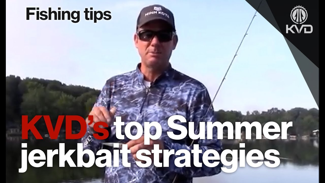 Summer Jerkbait Fishing with Kevin VanDam | Pro Bass Tips proven strategies