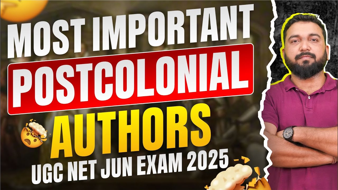 UGC NET Exam Time Exclusive Class | Postcolonial Literature Authors And Books | Diaspora
