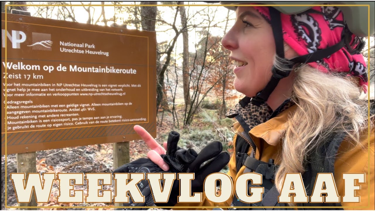 HELP, GEEN VIGNET MEE! WINTERSE MTB RIT IN ZEIST & AUSTERLITZ・VLOG #31 | Aaf on Wheels ©