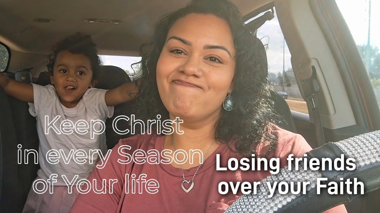 I can live without friends, but I can't live without Jesus