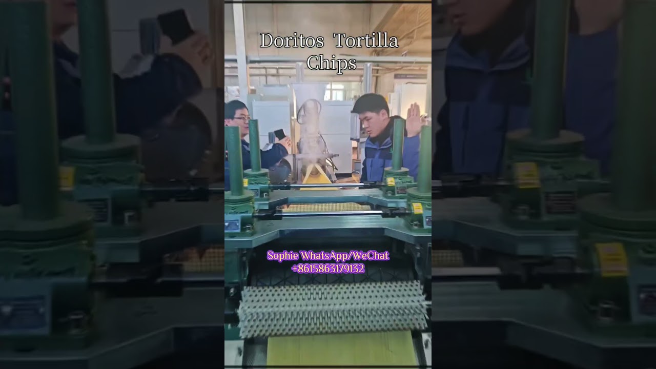 How they make the Triangle Corn Chips Doritos Tortilla Crispier Snacks Chips 