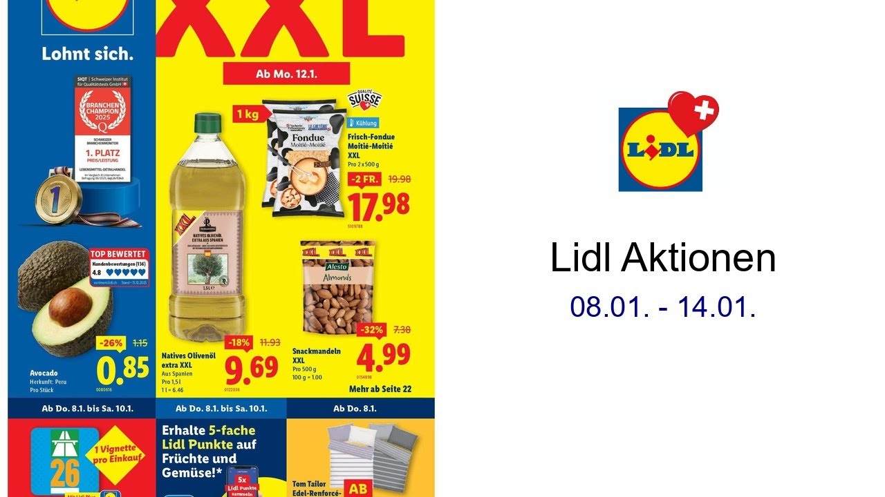 Lidl Aktionen 08.01. - 14.01.