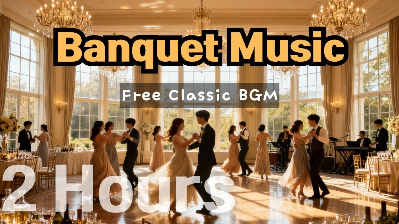 만찬 BGM Playlist 클래식 오케스트라의 무료 만찬 음악 2시간 / Free BGM, 저작권 과 광고 없는 2시간