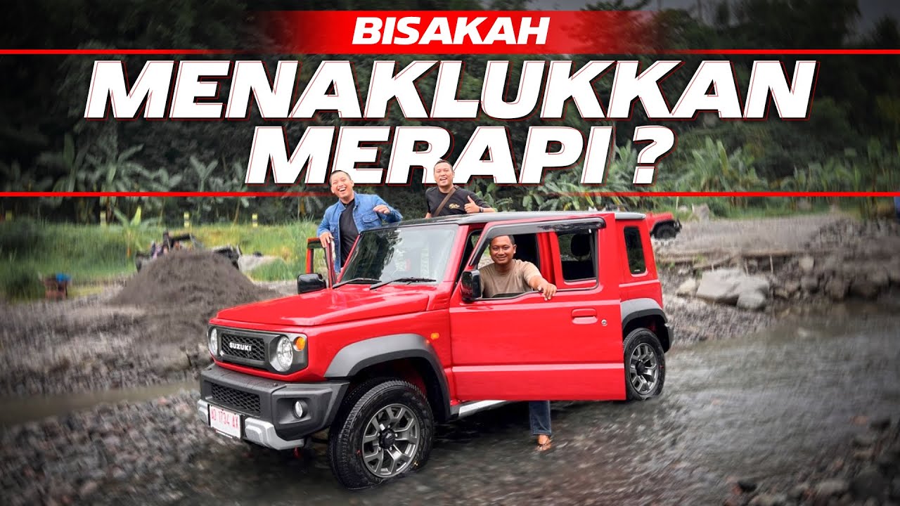 SIKSA JIMNY 5 PINTU DI TREK LAVA TOUR MERAPI!!