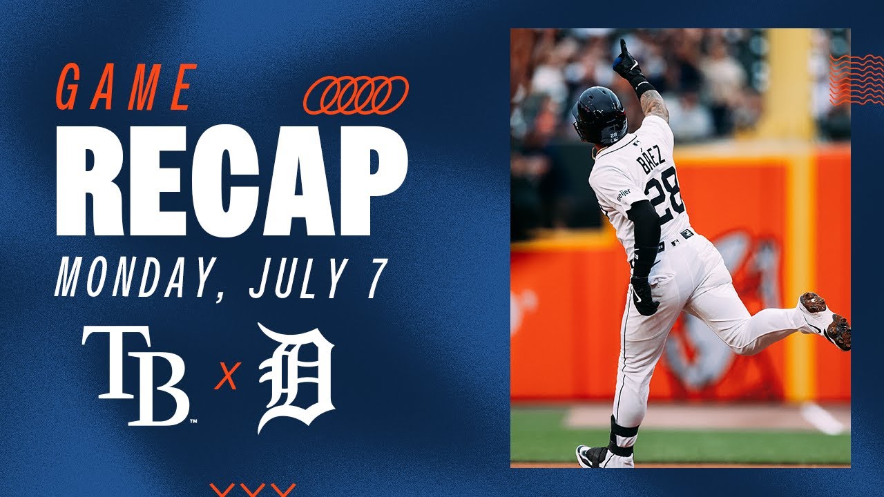 Game Highlights: Montero Deals, Three Tigers Homer in Series Opener | 7/7/25