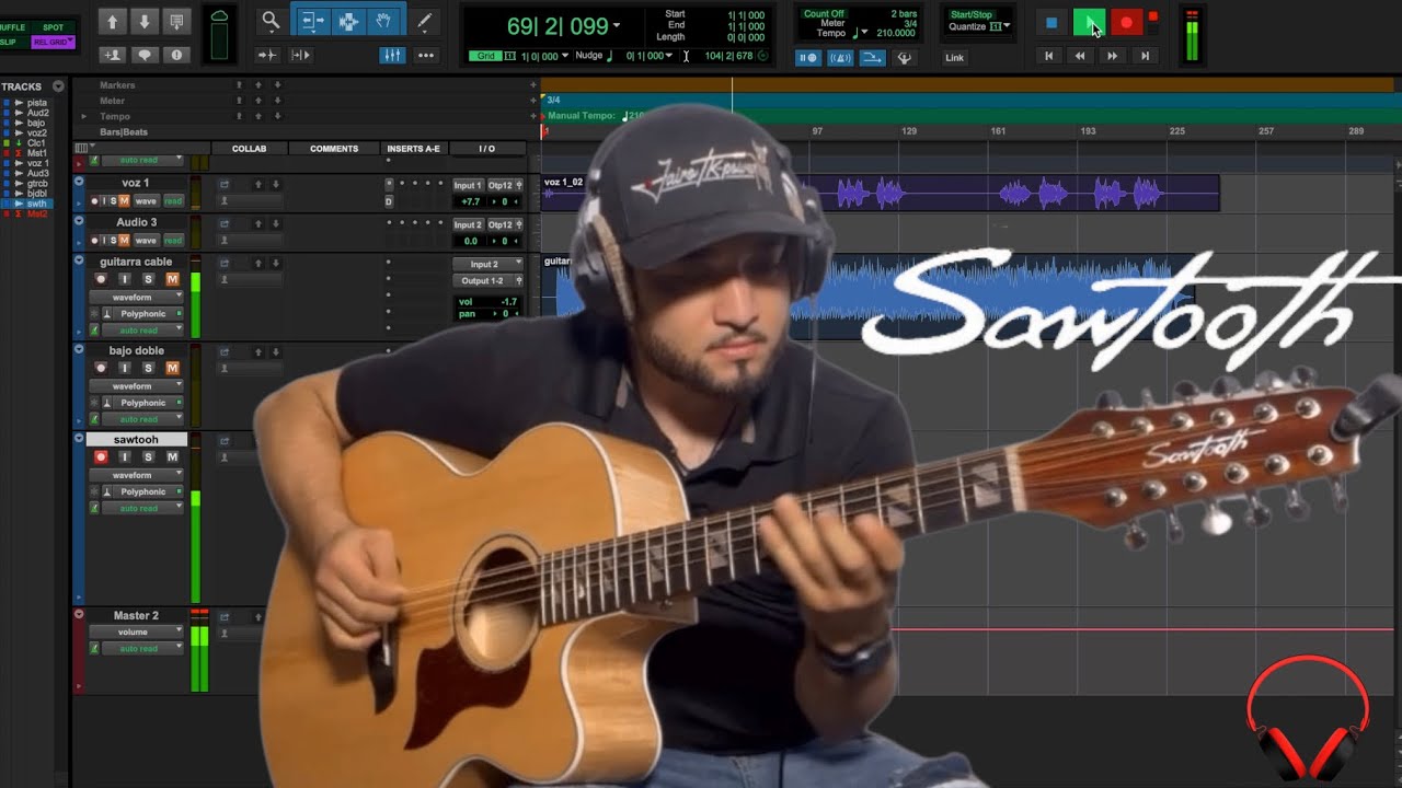 Sawtooth Maple Series 12-String Jumbo
