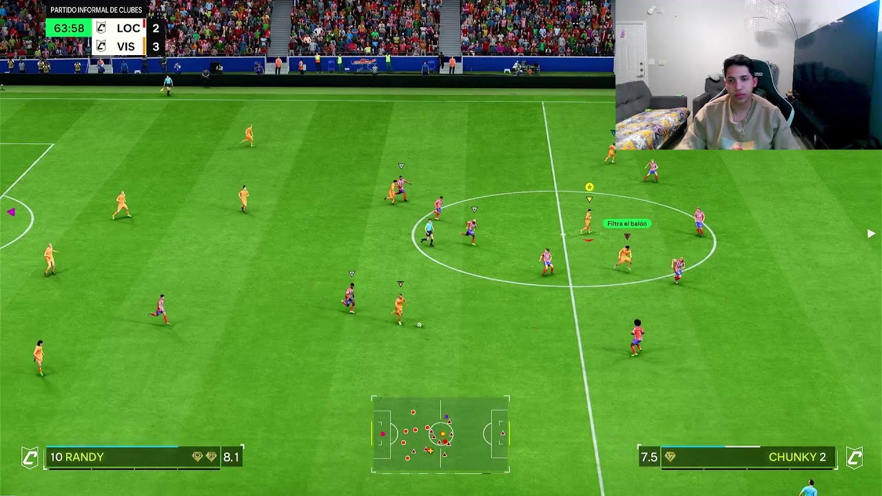 jugando fc25 clubes pro