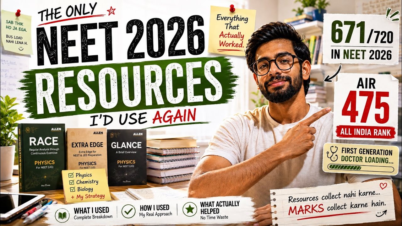 I Tried EVERYTHING&hellip; These Are the ONLY NEET Resources I&rsquo;d Recommend NEET2026 #NEETResources#NEET2027