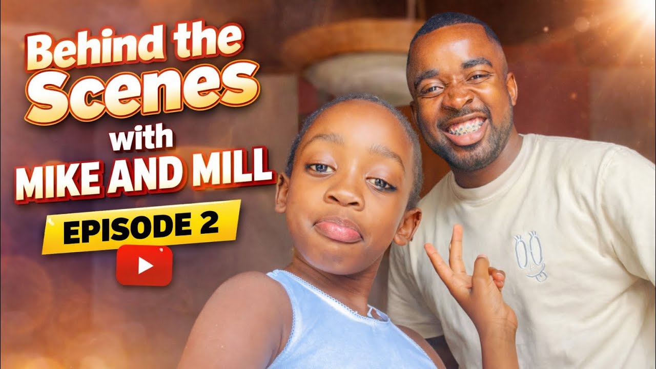 Behind the scenes with Mike and Milli 😂episode 2️⃣