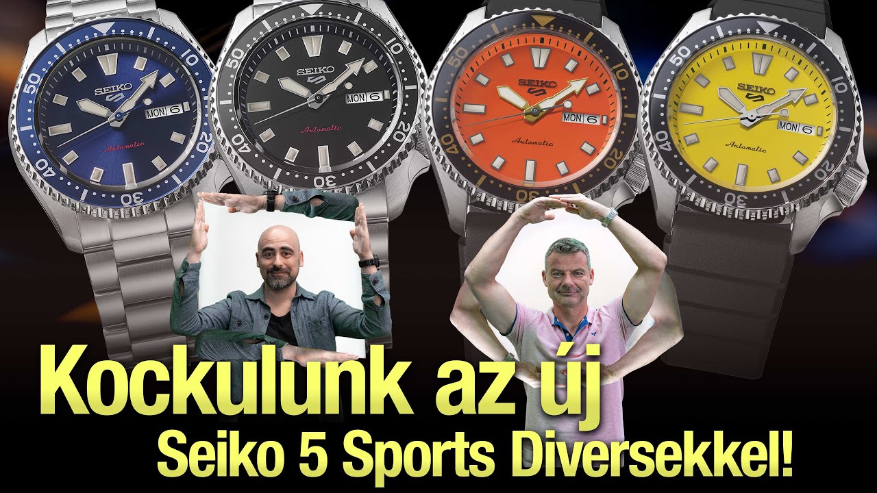 Kockulunk az új Seiko 5 Sports Diversekkel! Seiko Boutique TV S05E43