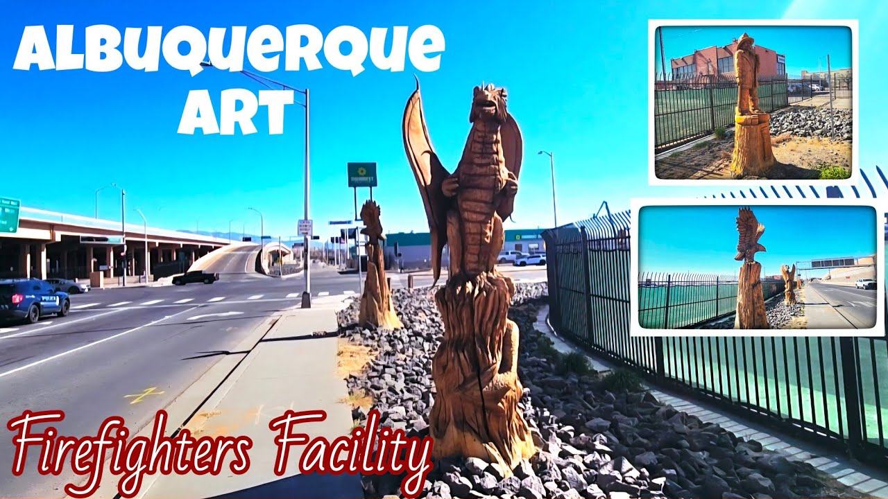 Tree Stump Sculptures New Plaque and Update in The Firefighters Training Facility 
