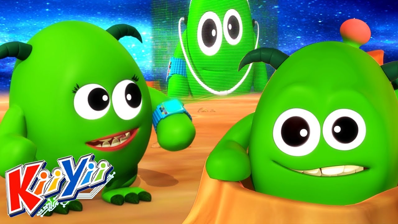 5 Little Monsters | Monster Song | ABCs and 123s | by KiiYii | Nursery Rhymes & Kids Songs