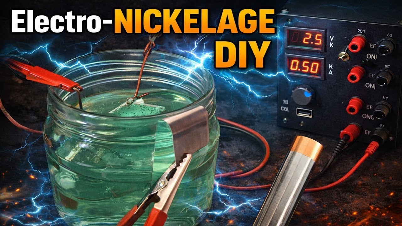 Electro - Nickelage (Plaquage au Nickel) DIY