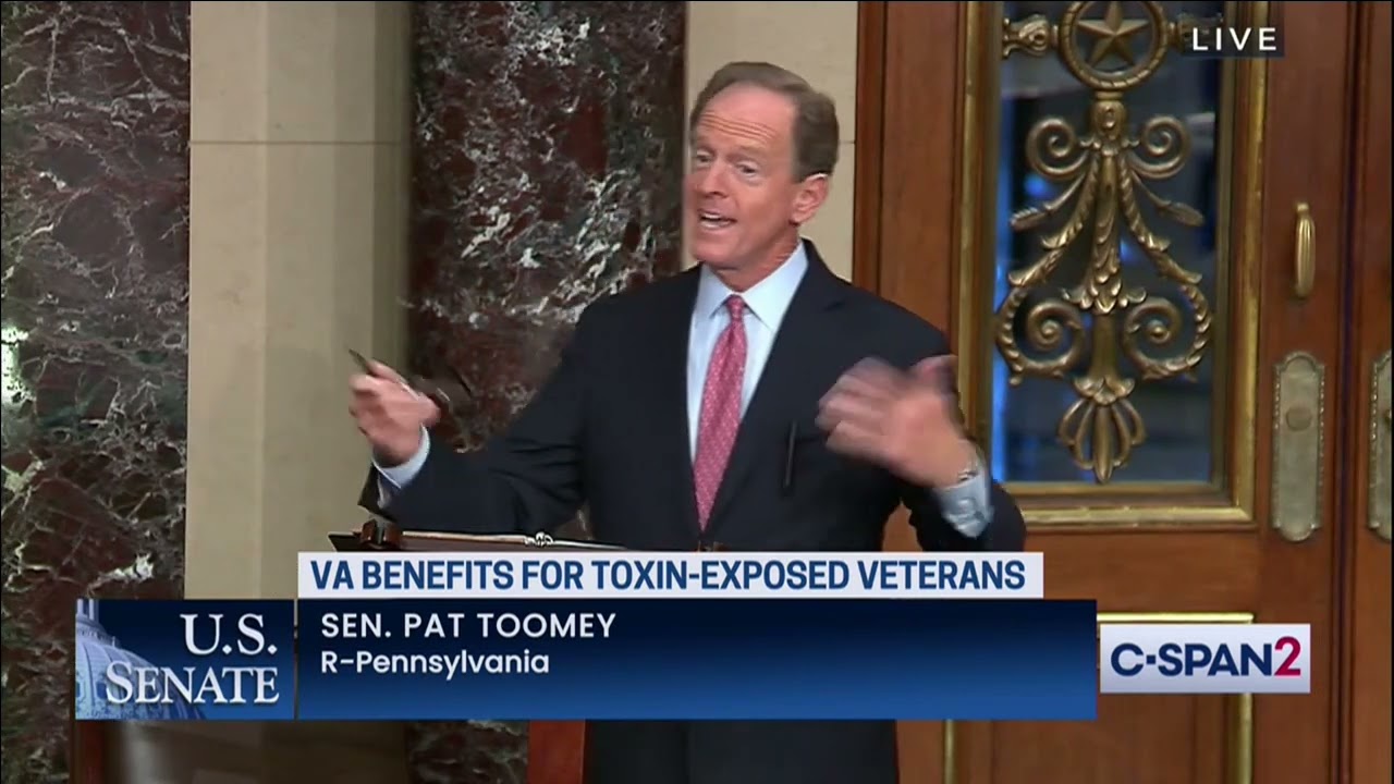 8 2 22 Senator Toomey PACT Act Amendment Floor Speech
