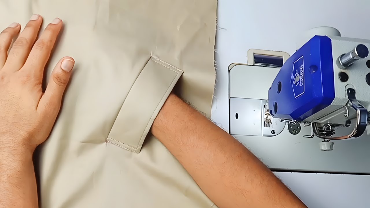 ✅ خياطة جيب شق أنيق واحترافي في 3 دقايق | للمبتدئين ⏱️ | sewing tutorial