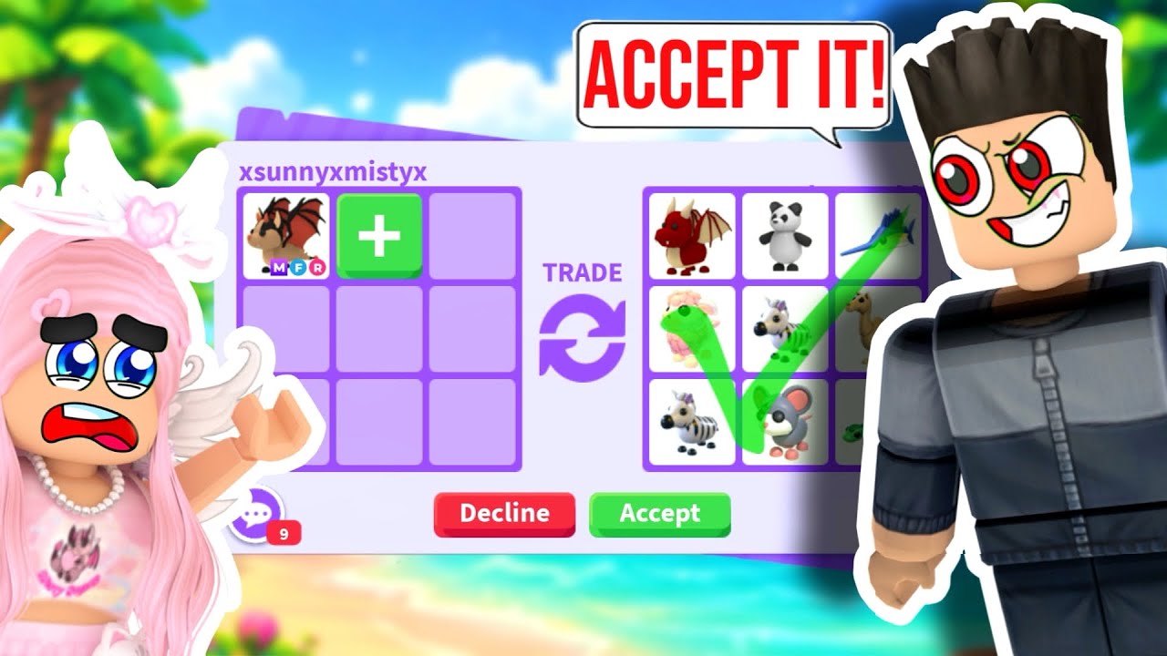 I Let A RANDOM STRANGER Control My Trades In Adopt Me For 24 HOURS! *WENT WRONG* 😱😓