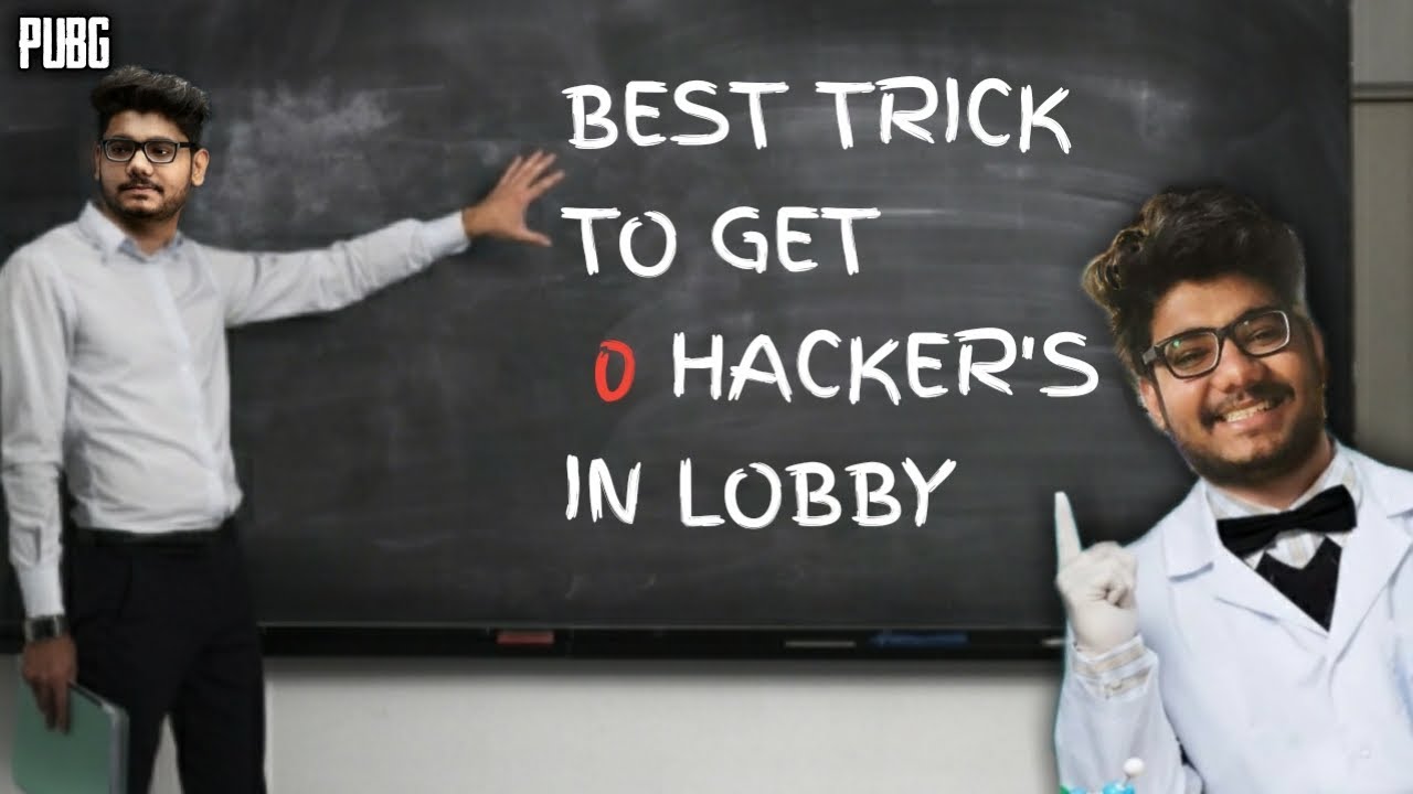 BEST TRICK TO GET ZERO HACKERS IN LOBBY || PUBG MOBILE HIGHLIGHTS!