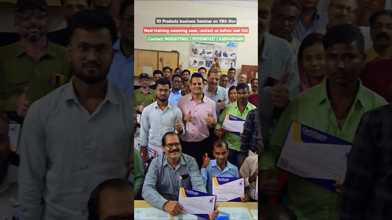 Best business Training Seminar for new business| 10 Fmcg cleaning products in India | Hitran seminar