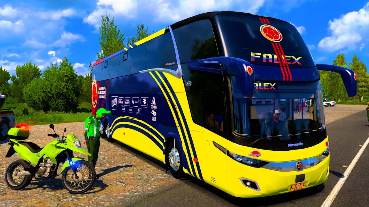 ¡BUS DE LA SELECCIÓN COLOMBIA RUMBO A LA COPA AMÉRICA! | American Truck Simulator