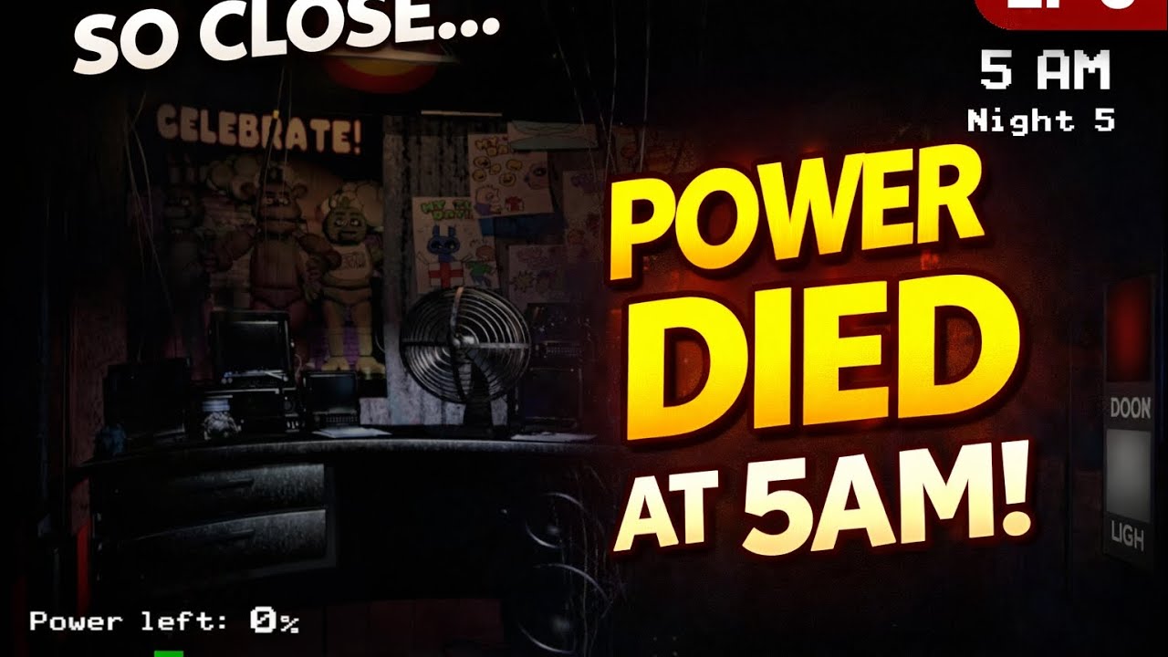 I Ran Out of Power at 5AM… | FNAF Episode 6